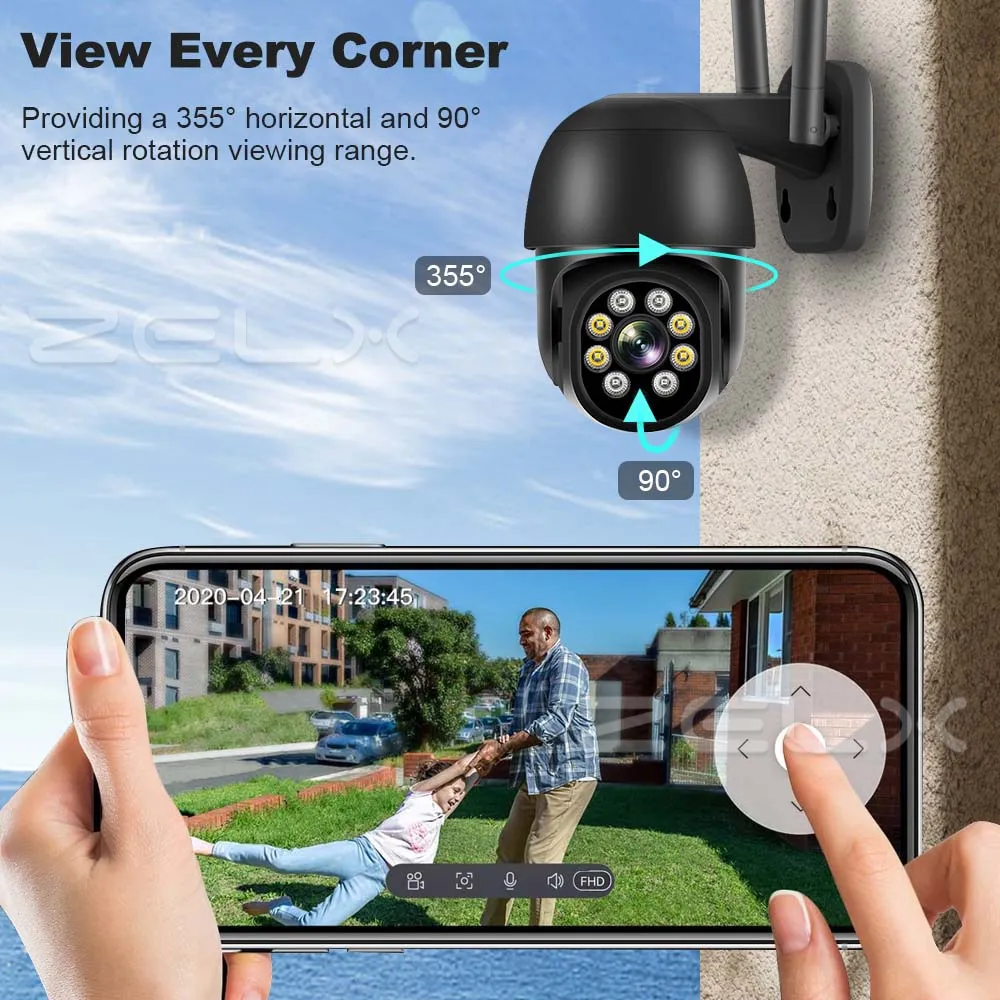 4K 8MP Outdoor WiFi Security Camera