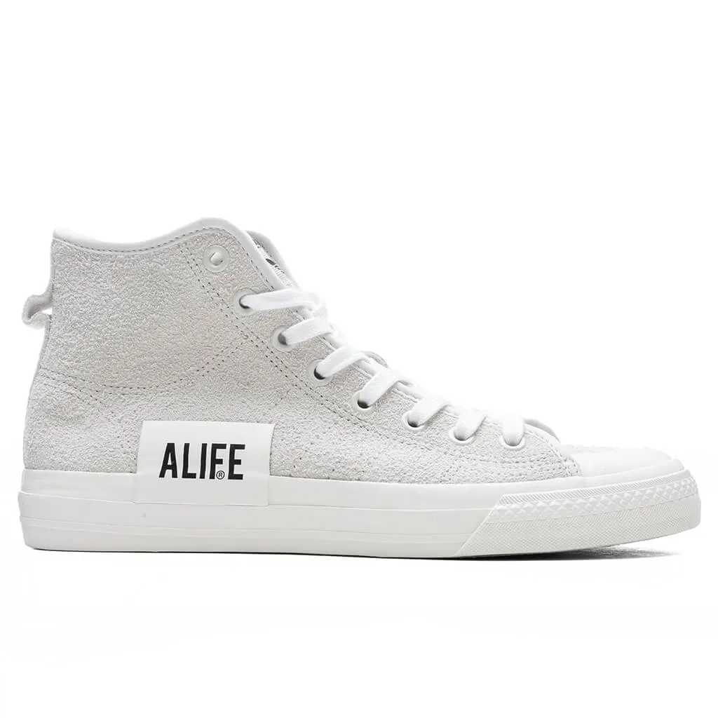 Adidas Originals x Alife Nizza Hi - Cream White/Off White