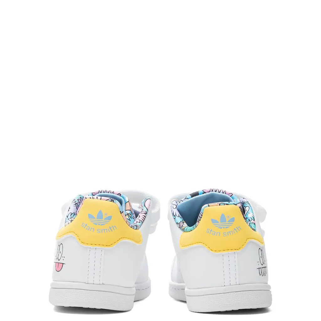 Adidas Originals x Kevin Lyons Toddler Stan Smith - Cloud White/Clear Sky