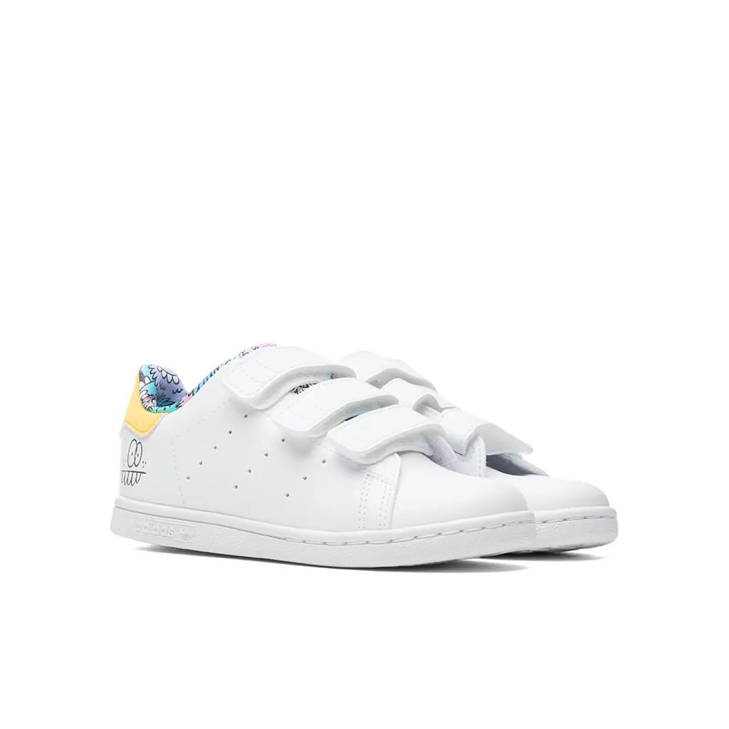 Adidas Originals x Kevin Lyons Toddler Stan Smith - Cloud White/Clear Sky