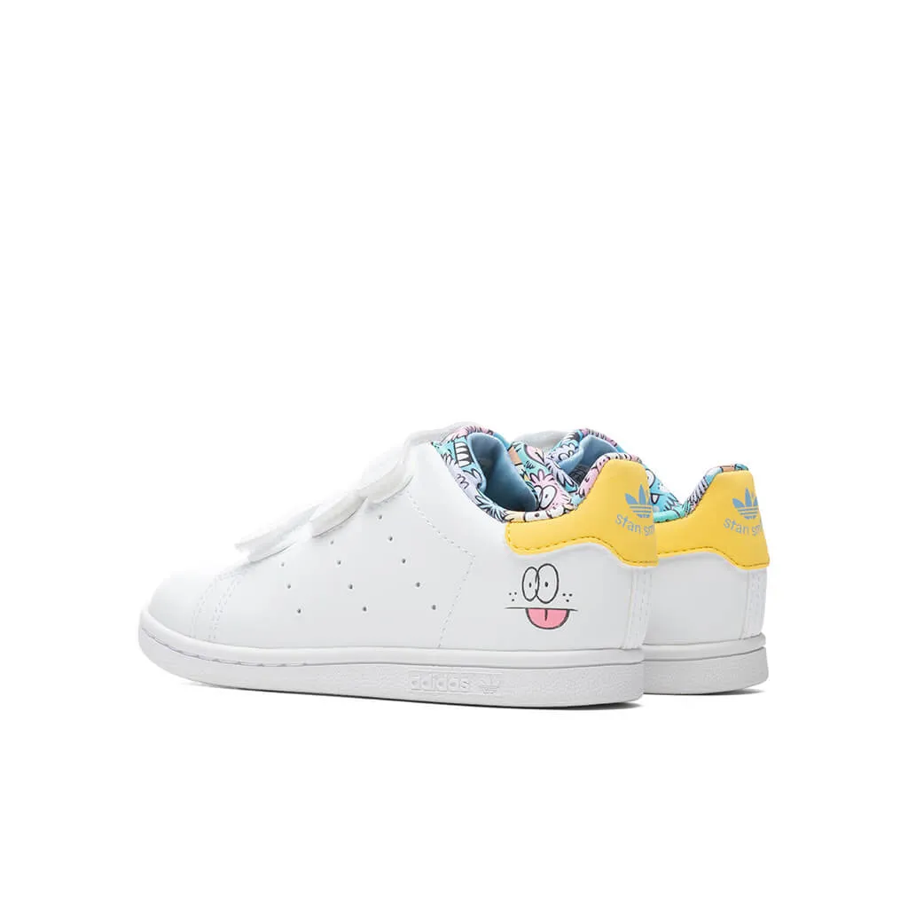 Adidas Originals x Kevin Lyons Toddler Stan Smith - Cloud White/Clear Sky