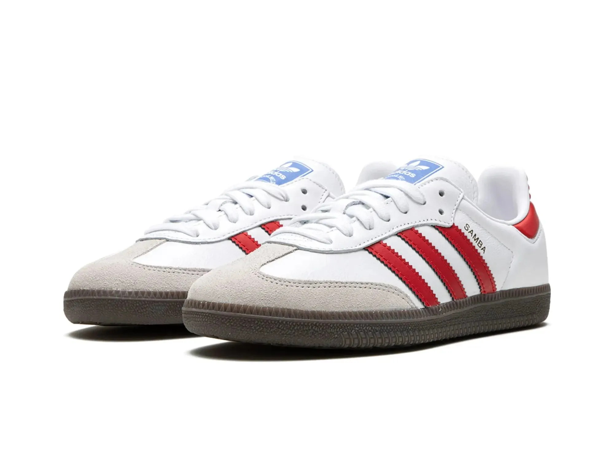 Adidas Samba "White Better Scarlet"