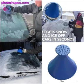 Auto Car Magic Window Windshield Funnel Shaped Snow Scraper