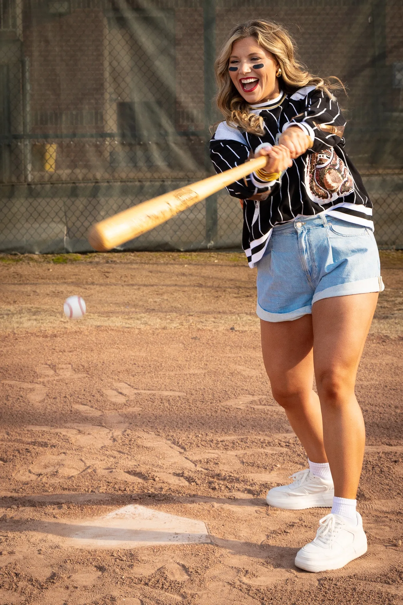 Batter Up Queen Sweatshirt | Queen Of Sparkles - SALE