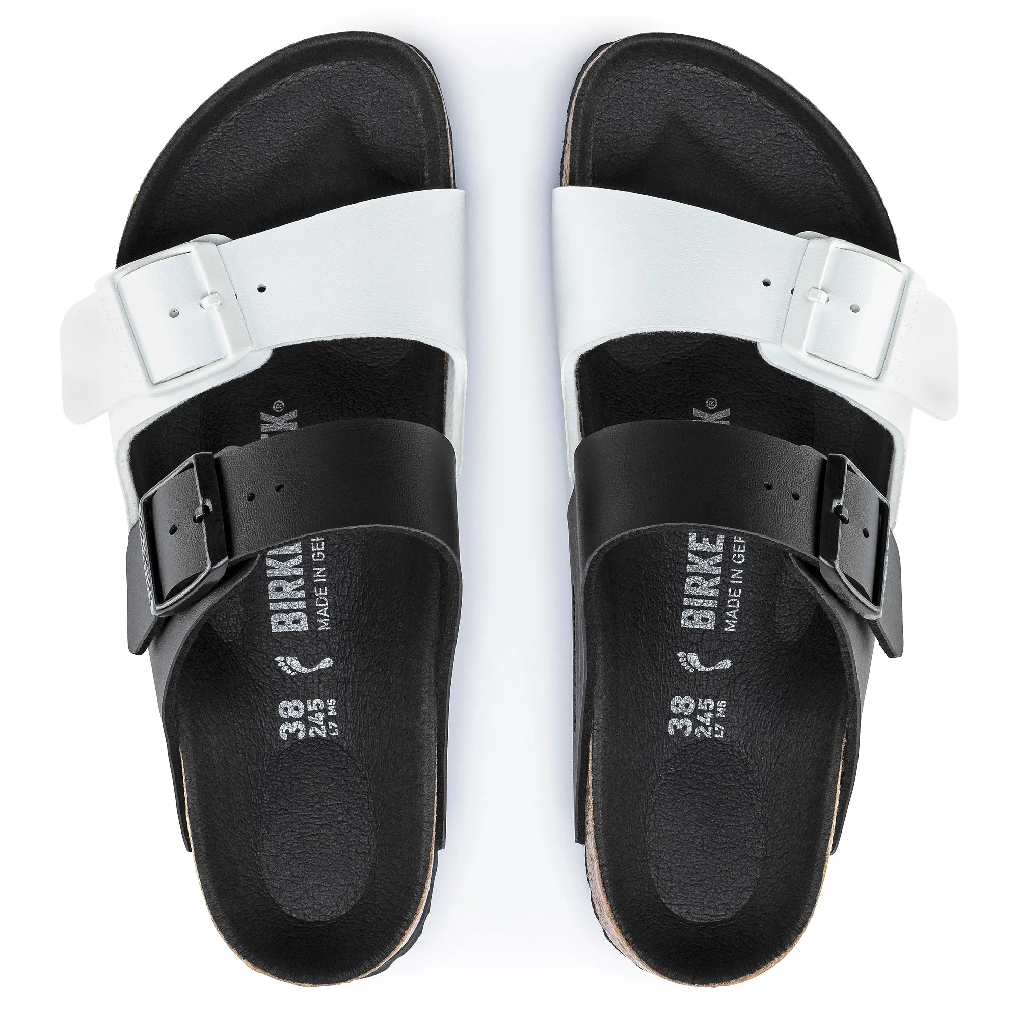        Birkenstock Arizona Split Black White