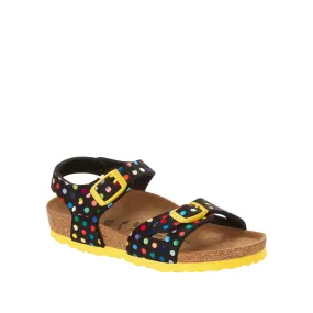       Birkenstock Rio Kids Rivet Logo Digital Dots Black