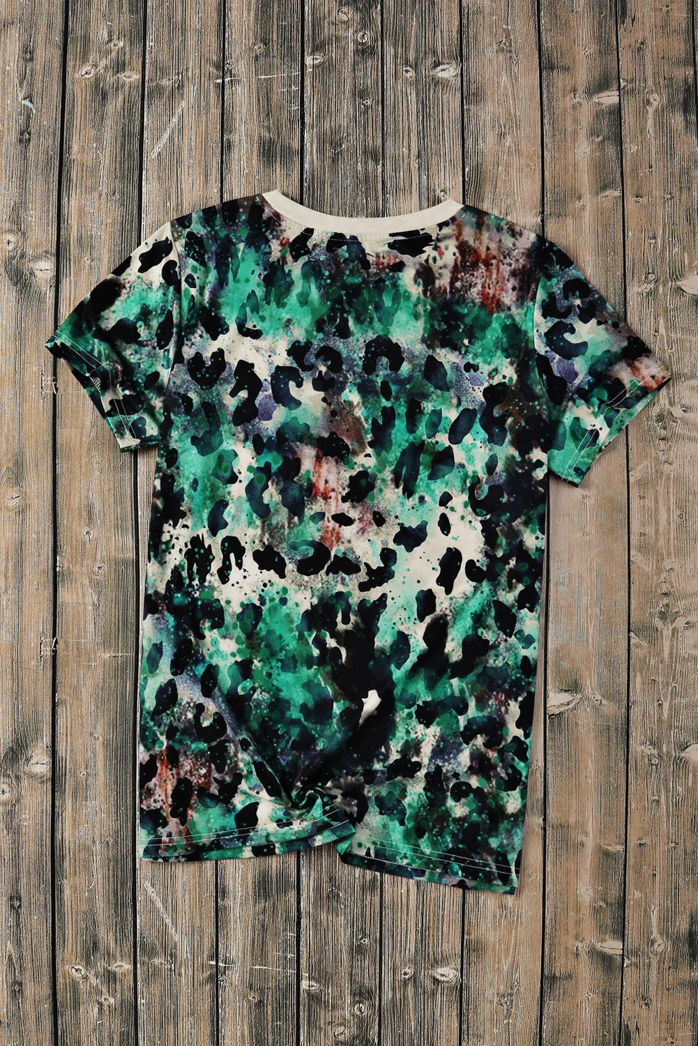 Blank Graphic  Dyed Print T Shirt