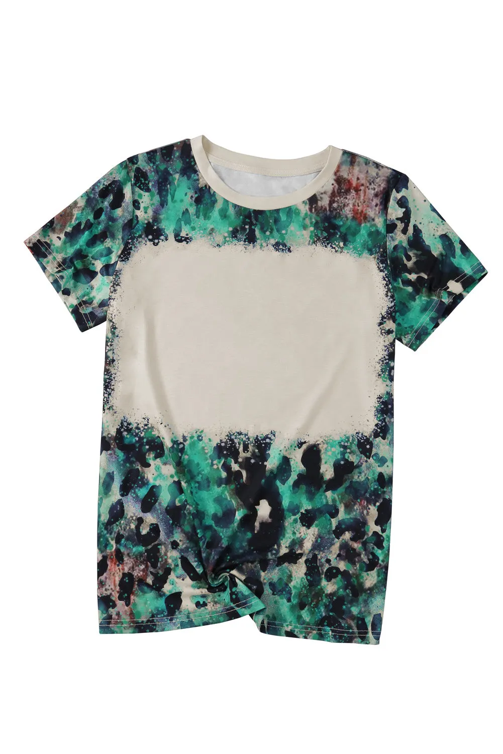 Blank Graphic  Dyed Print T Shirt