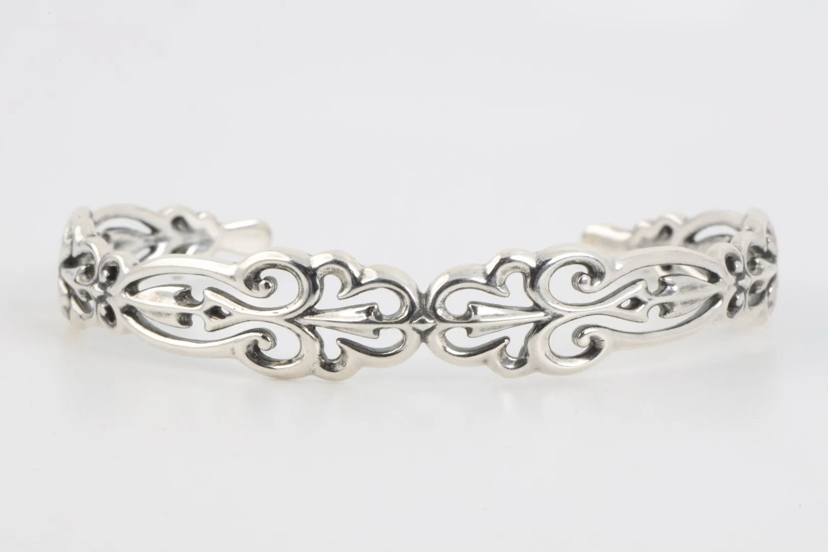 Carolyn Pollack 925 Silver Scroll Cuff Bracelet (15.13g.)