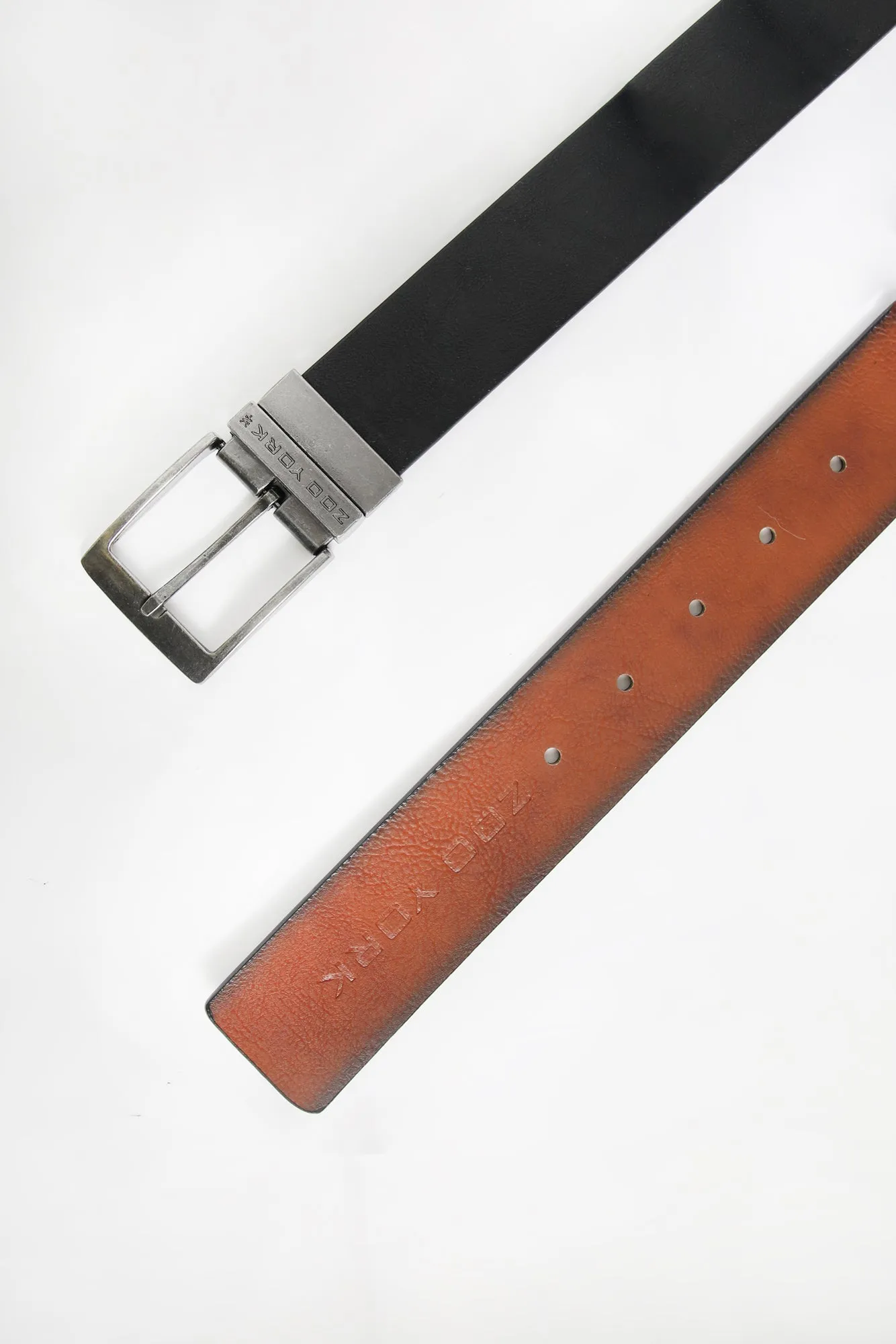 Ceinture En Simili Cuir Réversible Zoo York Homme