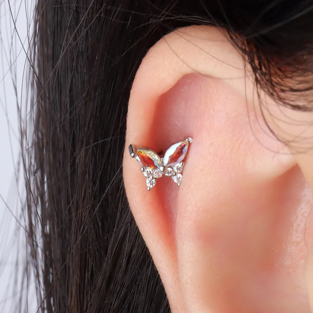 Charming Butterfly Stud