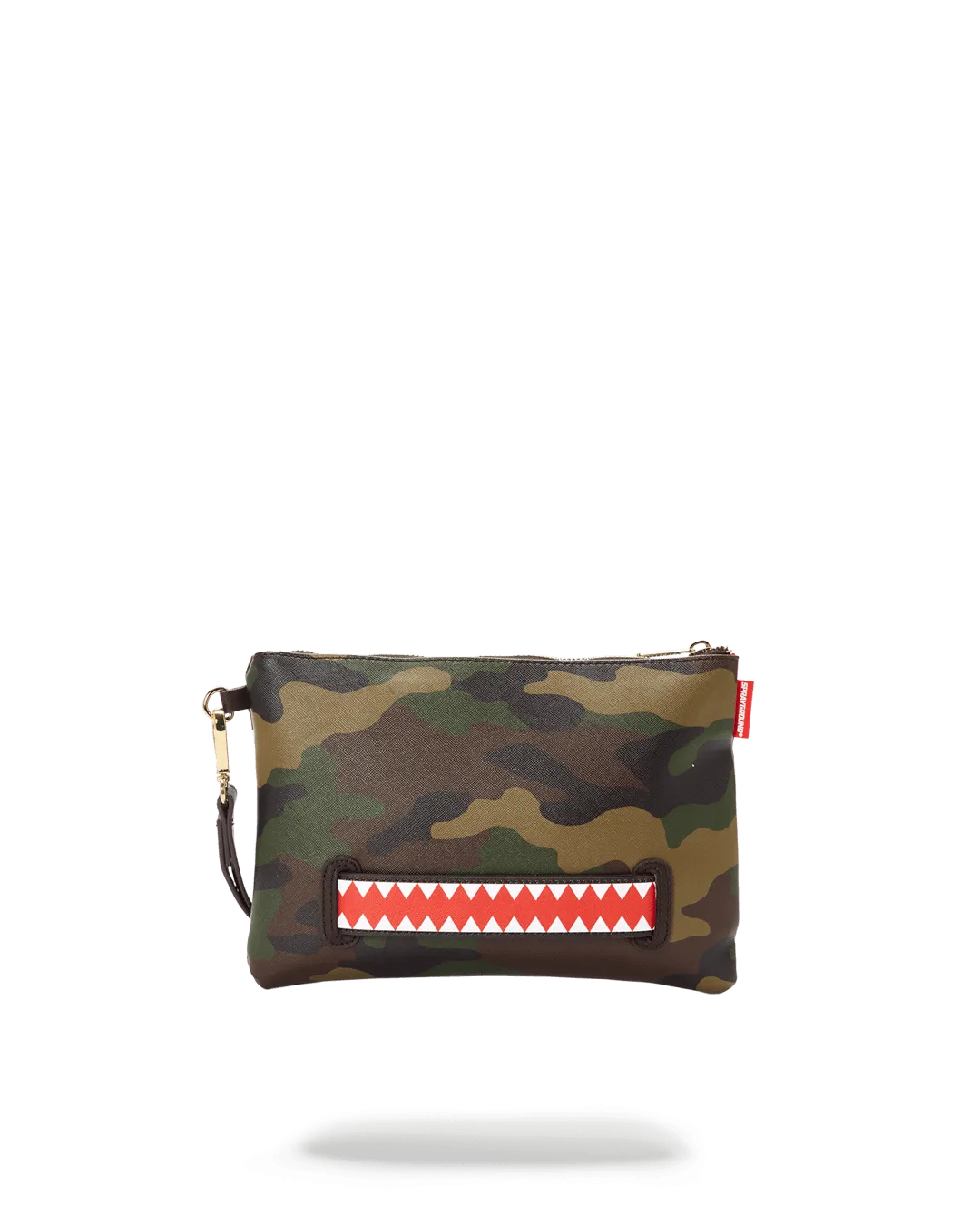 CHECKS IN CAMOFLAUGE CROSSOVER CLUTCH