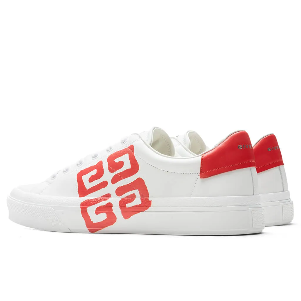 City Sport 4G Sneakers - White/Red