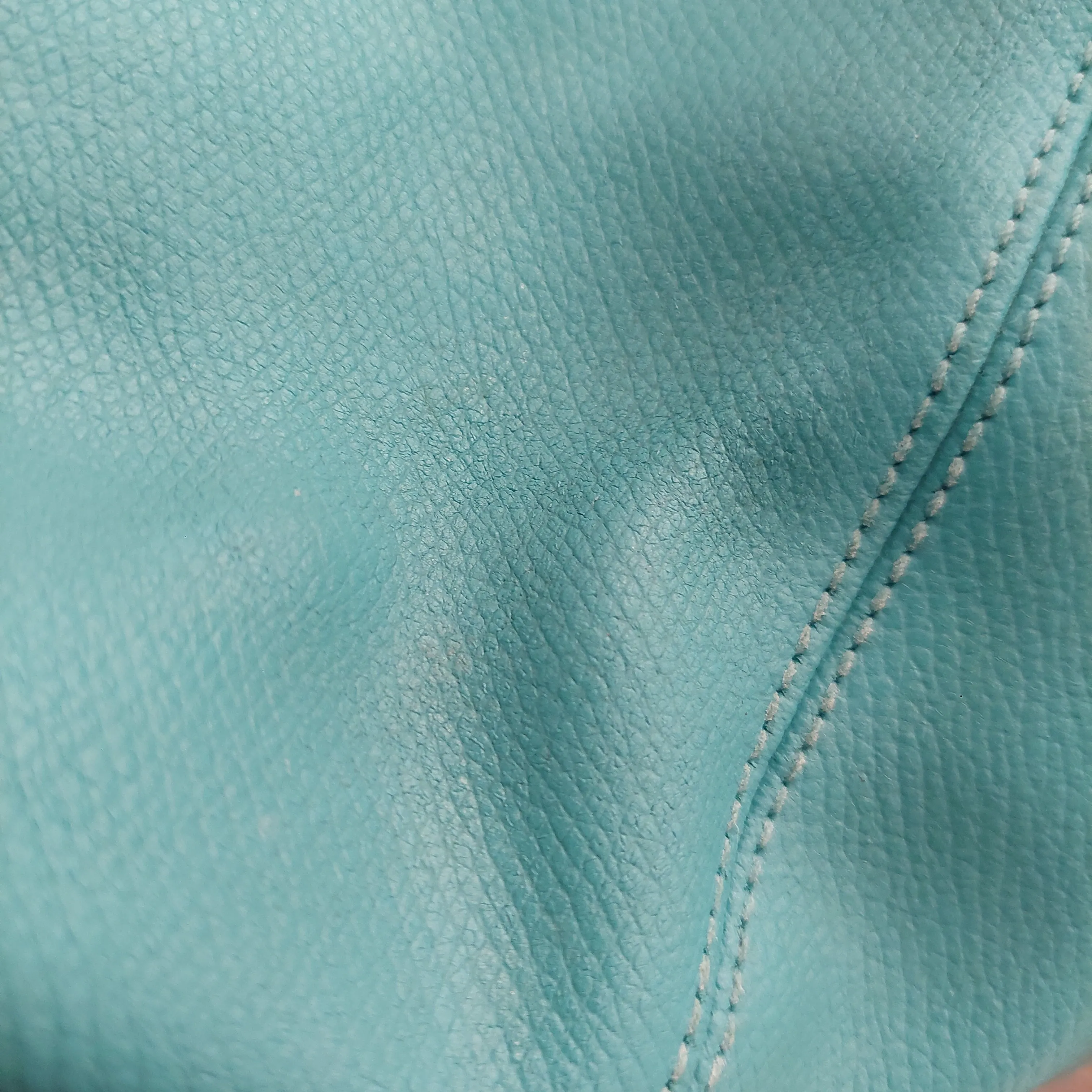 Coach Turquoise Leather Tote Bag | Pre Loved |