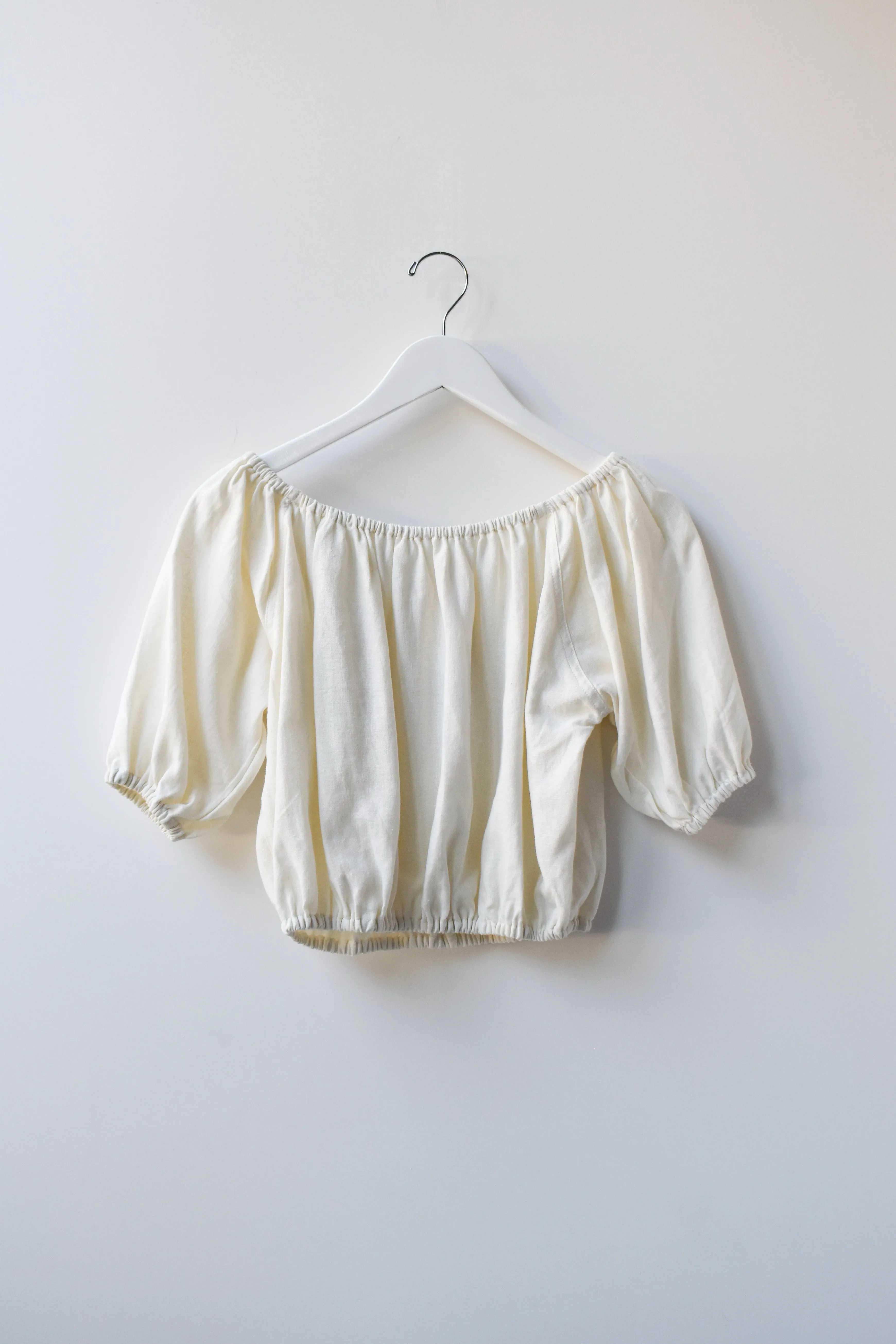 Cropped Top (Linen Blend)