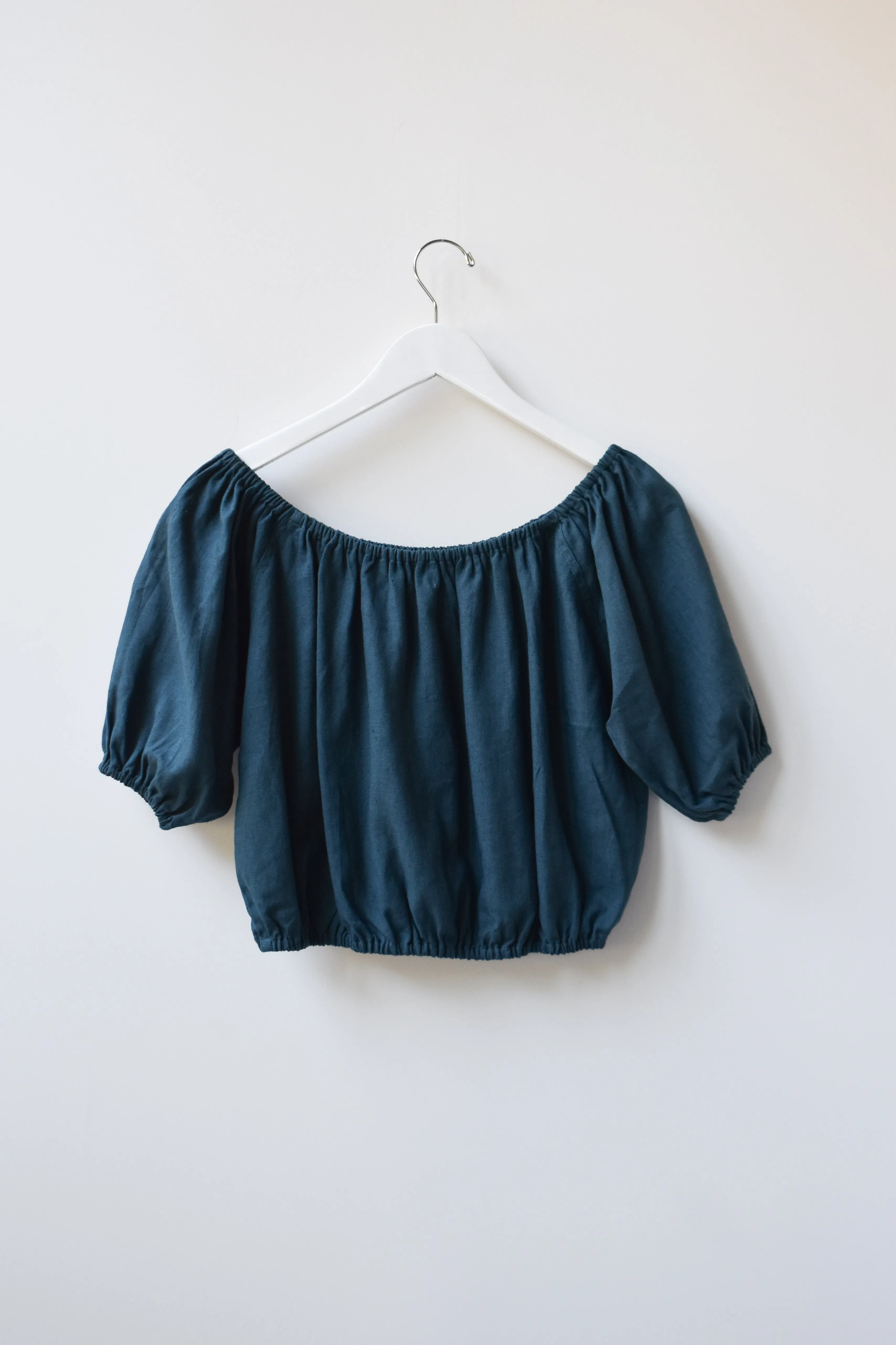 Cropped Top (Linen Blend)