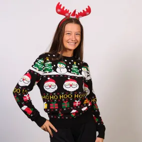 Den Glade Julesweater - Dame.