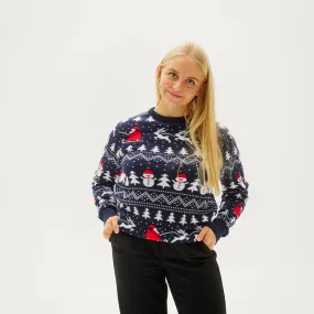 Den Stilede Julesweater - Dame.