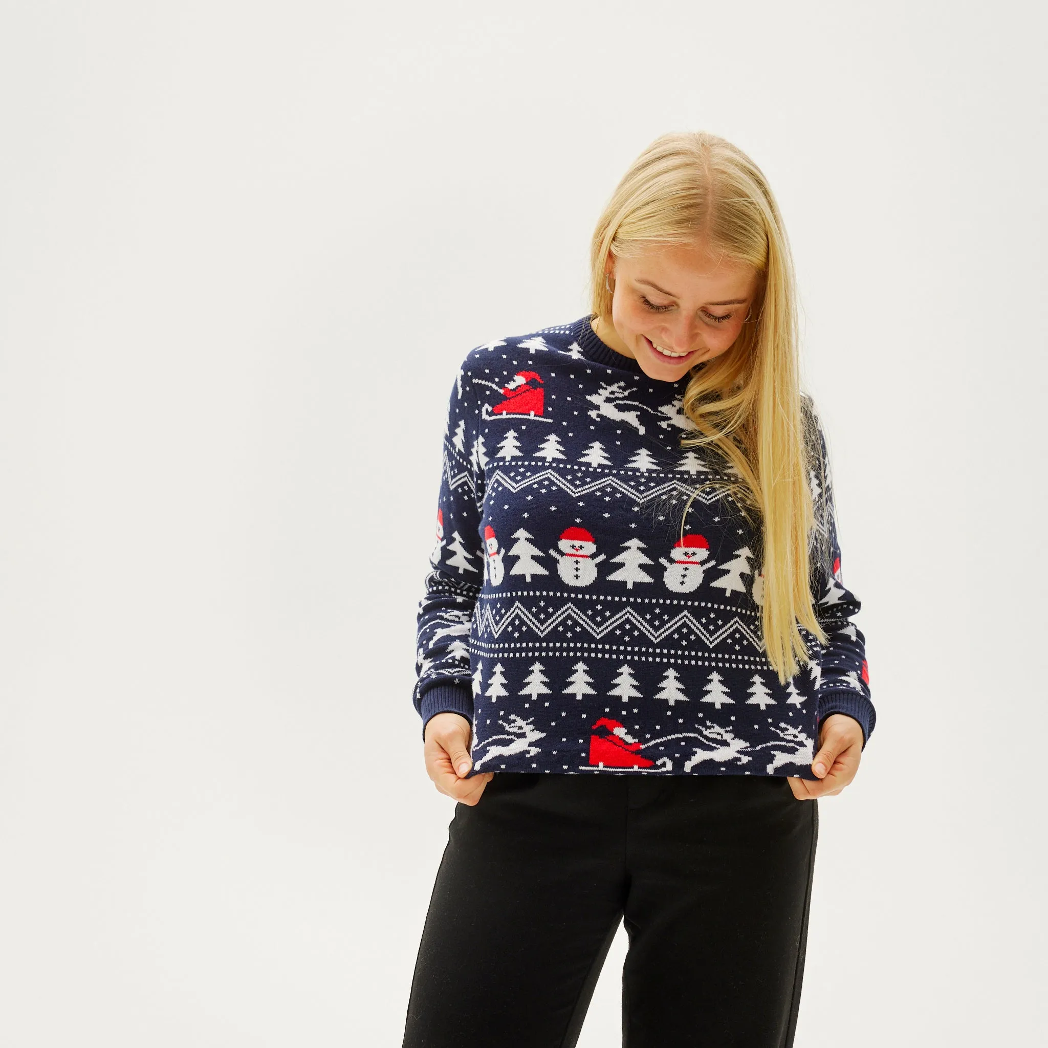 Den Stilede Julesweater - Dame.