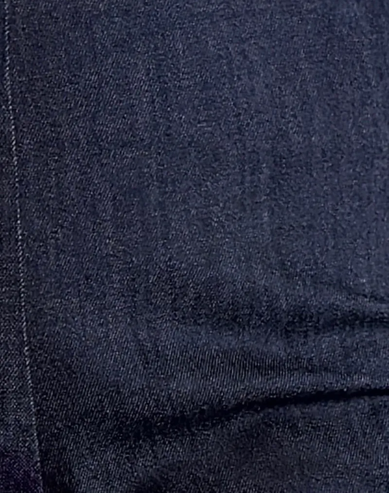 Diran Capri Trouser in Chambray Indigo