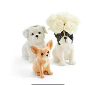 Dog Vase - Westie