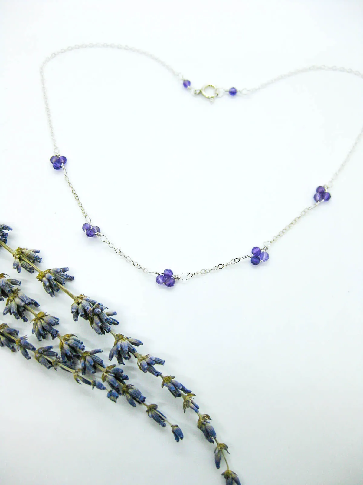 Hyacinth: Amethyst Choker - n520