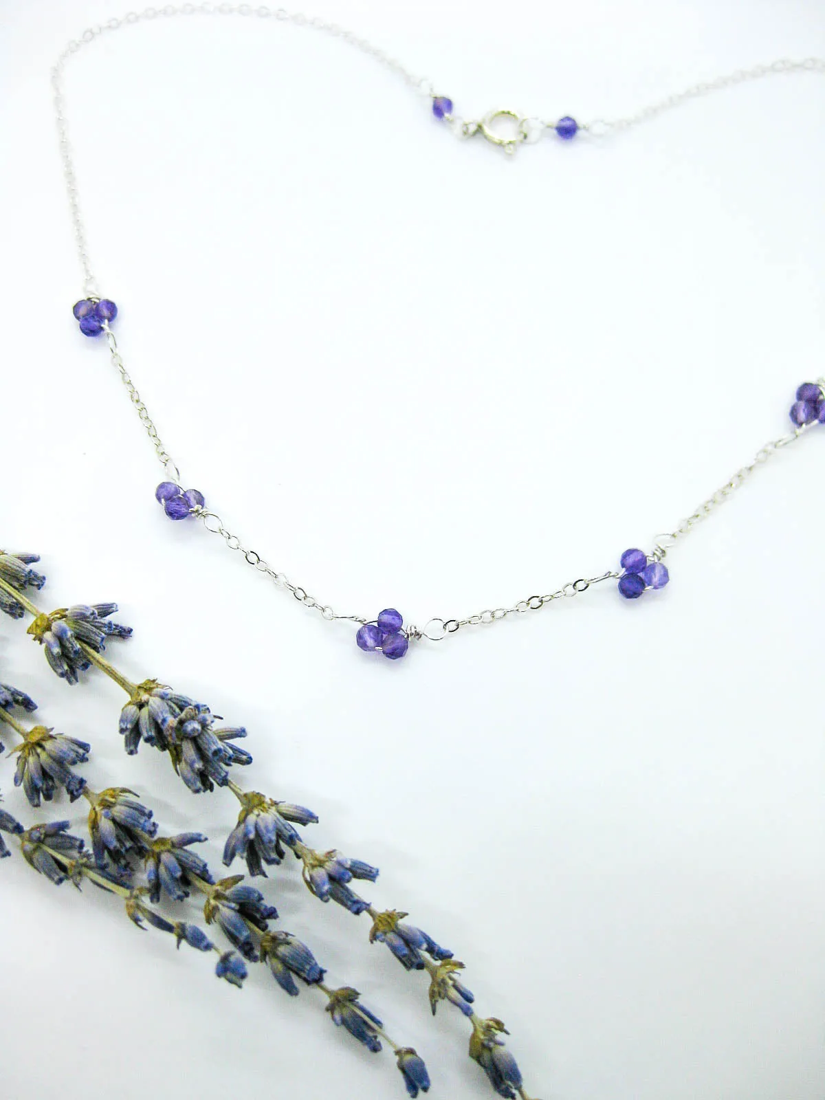 Hyacinth: Amethyst Choker - n520