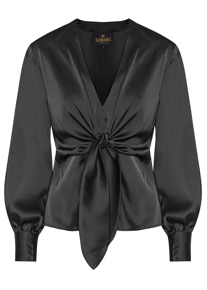 Karmamia Blair Bluse – Semi Rich Black