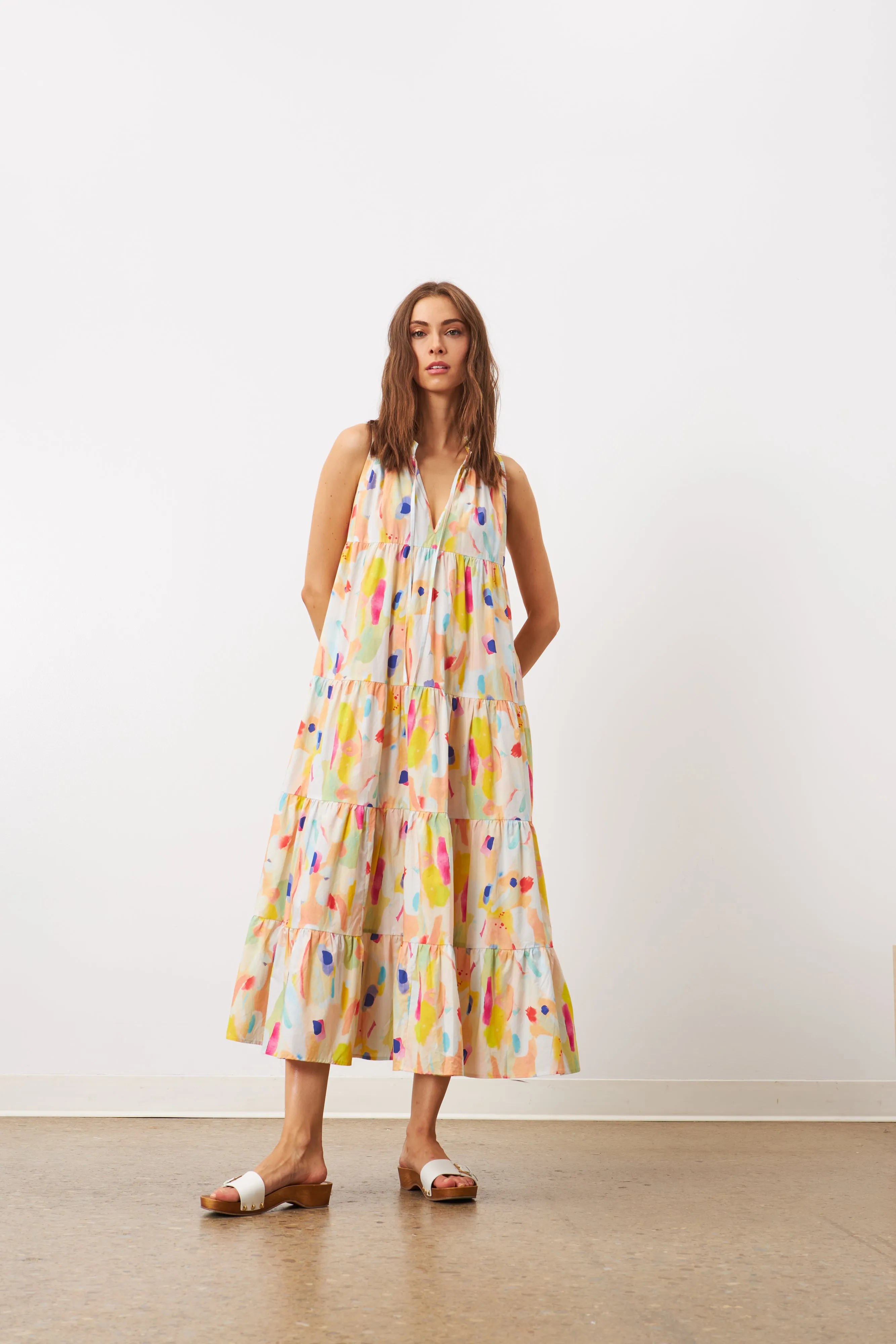 LILY TIERED MAXI DRESS - LINE