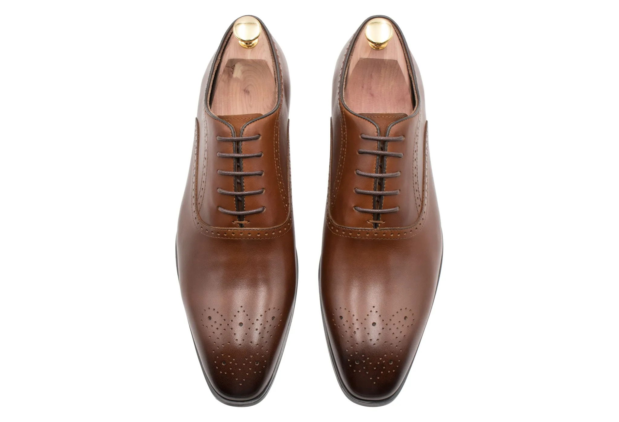 Mendoza Medallion Chestnut Oxford