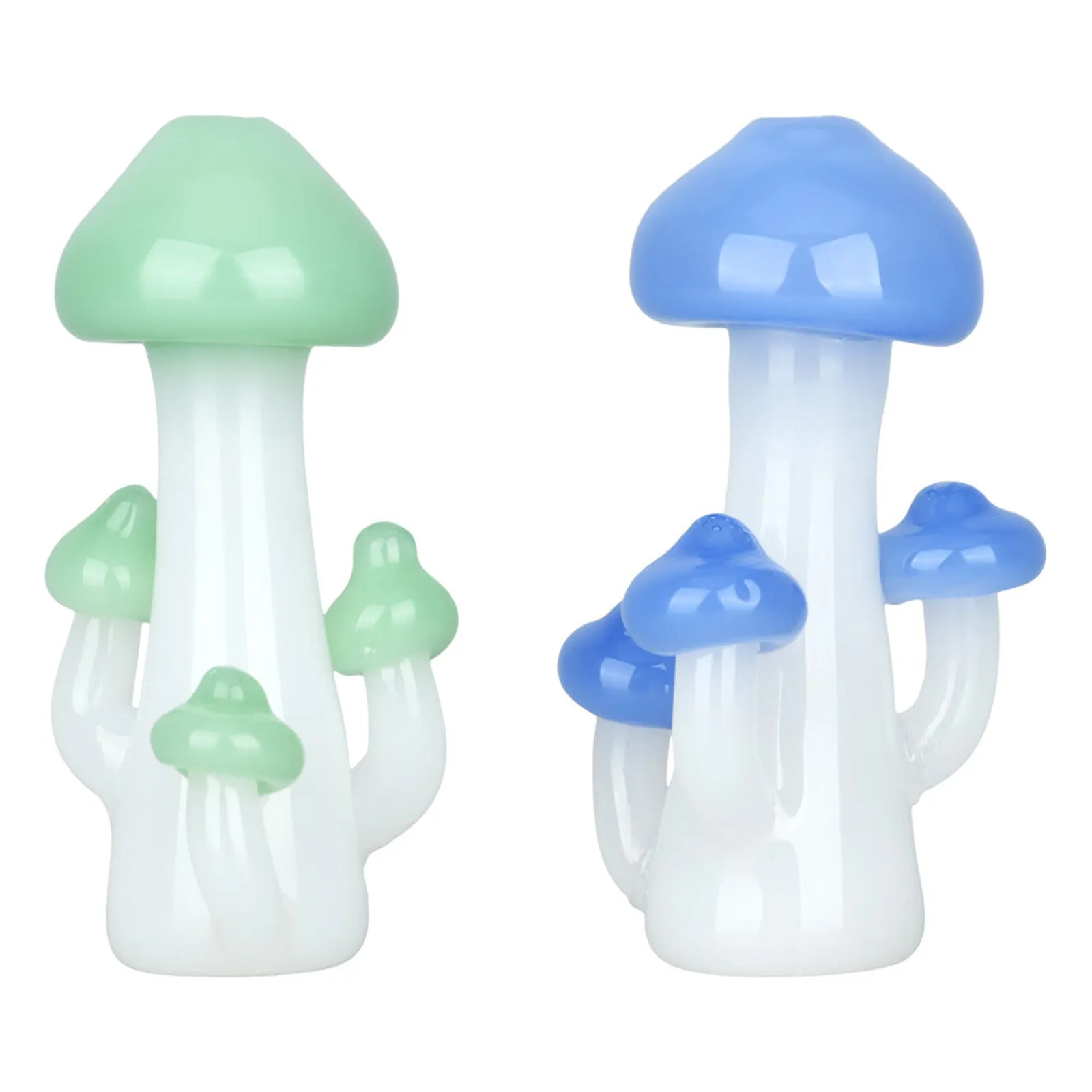 Mushroom Quartet Chillum Hand Pipe