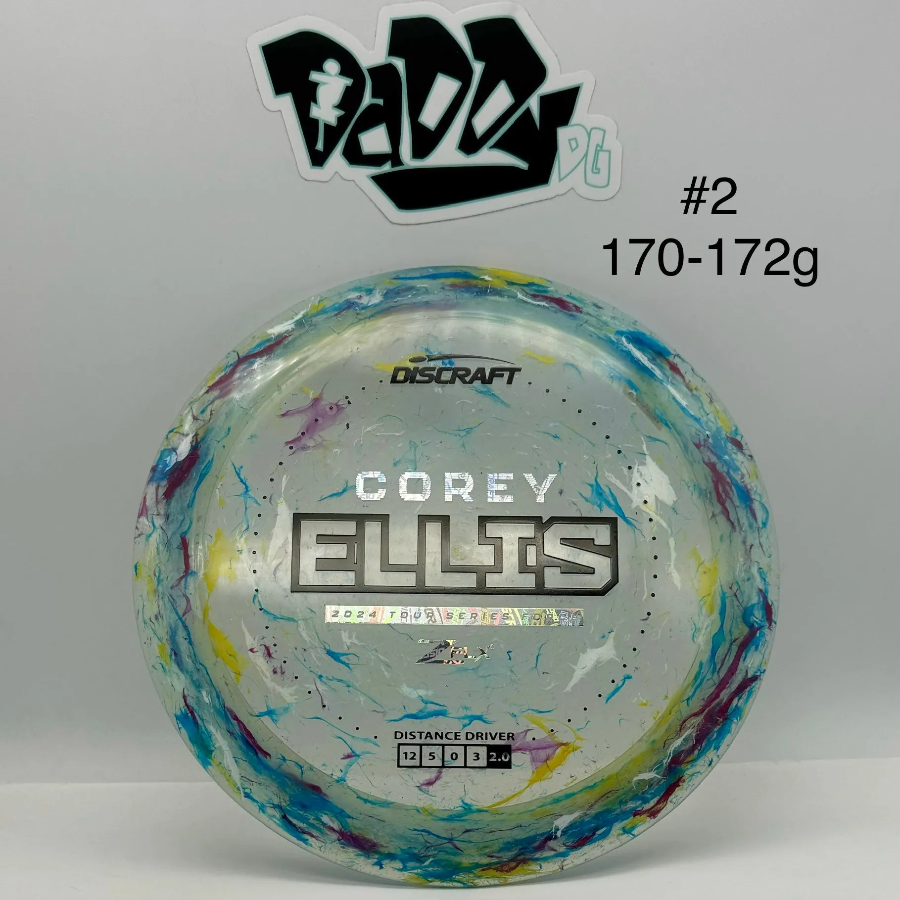 ****NEW Discraft Jawbreaker Z-Line Flx Force 2024 Corey Ellis Tour Series Distance Driver