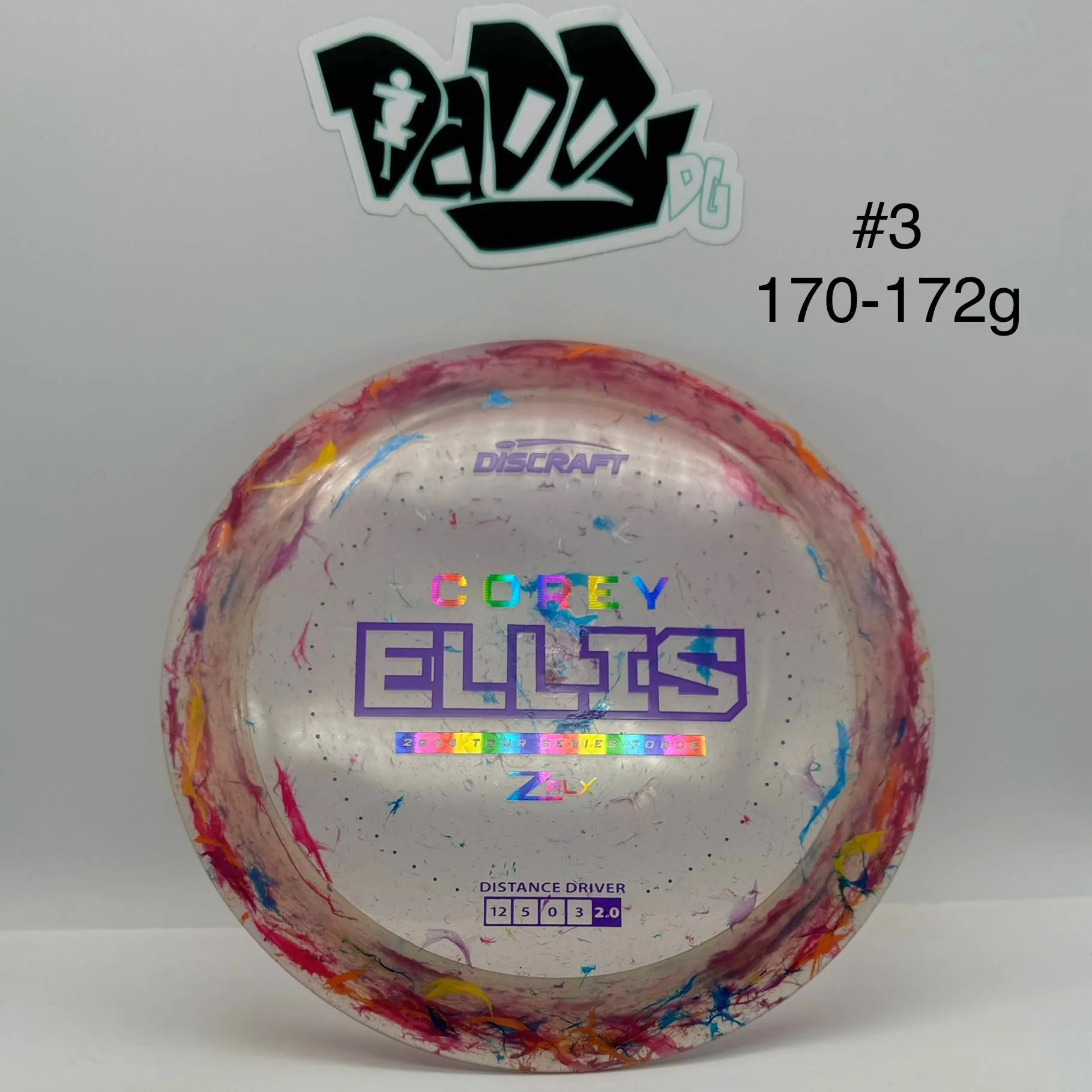 ****NEW Discraft Jawbreaker Z-Line Flx Force 2024 Corey Ellis Tour Series Distance Driver