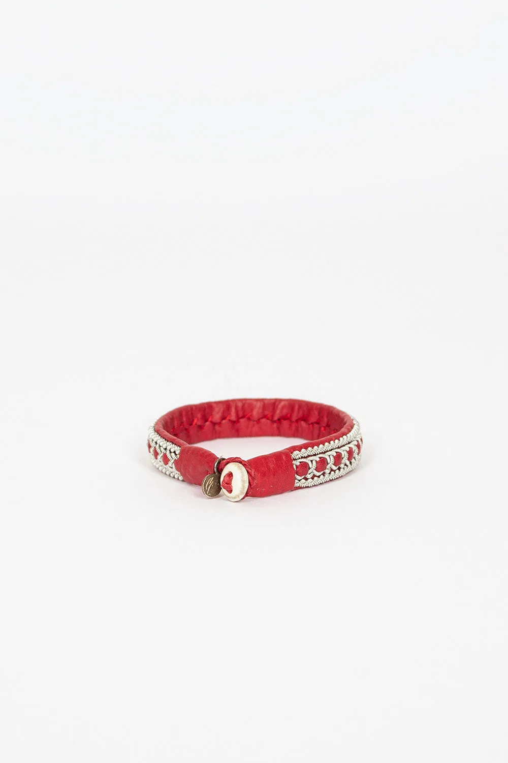 Red Hide B Bracelet 1