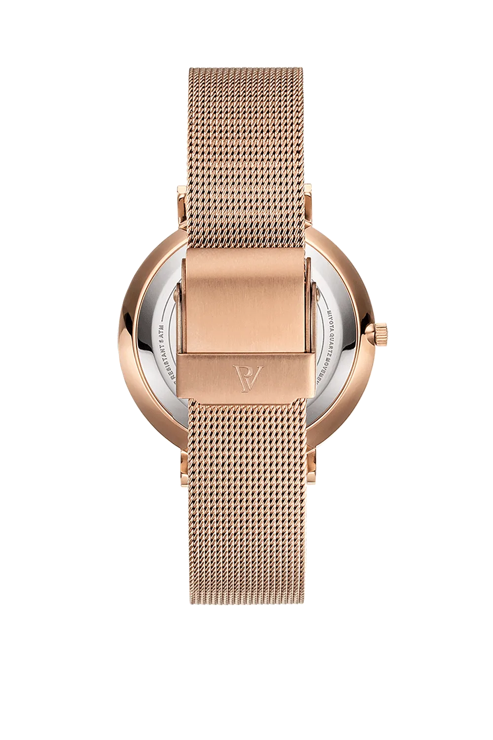 Rose Gold Seashell Mesh