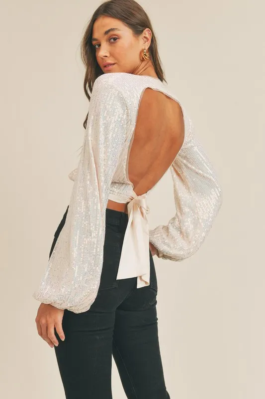 Sequin top