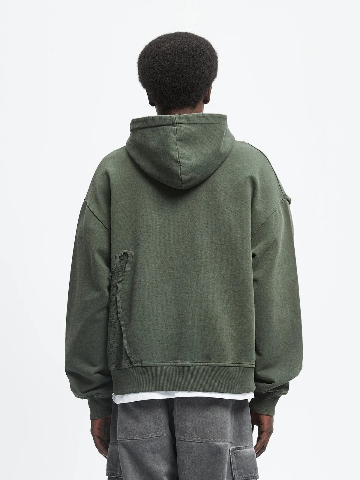 SHATTERED HOODIE - KHAKI