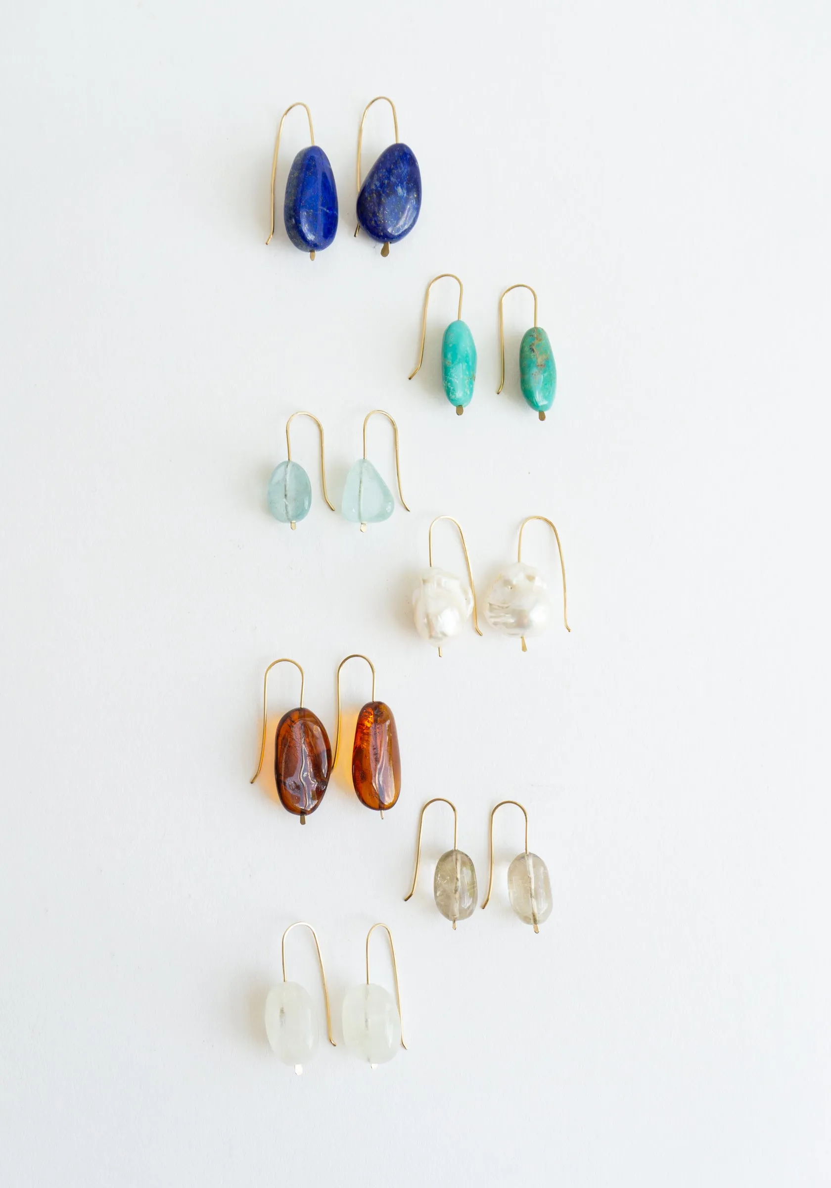 Stone Drop Earrings