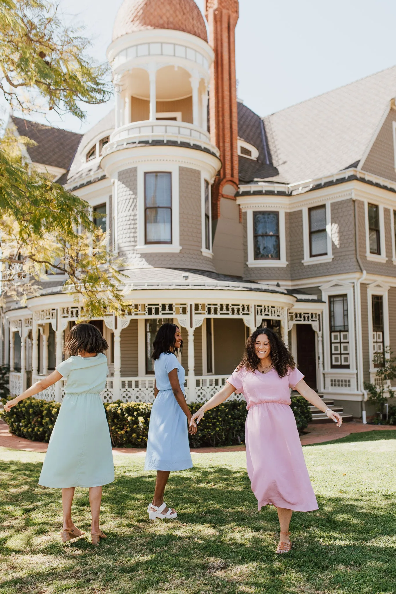 The Derby Dress in Sage