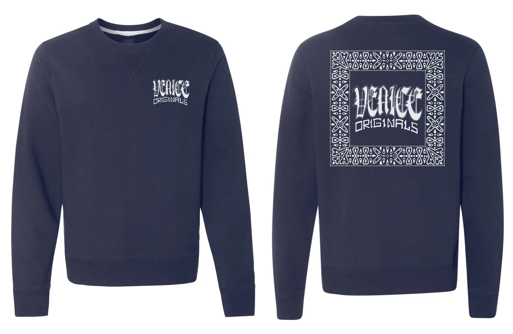 Traditional Navy Crewneck Sweatshirt