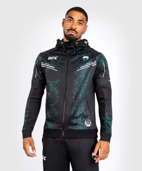 UFC Adrenaline by Venum Authentic Fight Night Men’s Walkout Hoodie - Emerald Edition - Green/Black