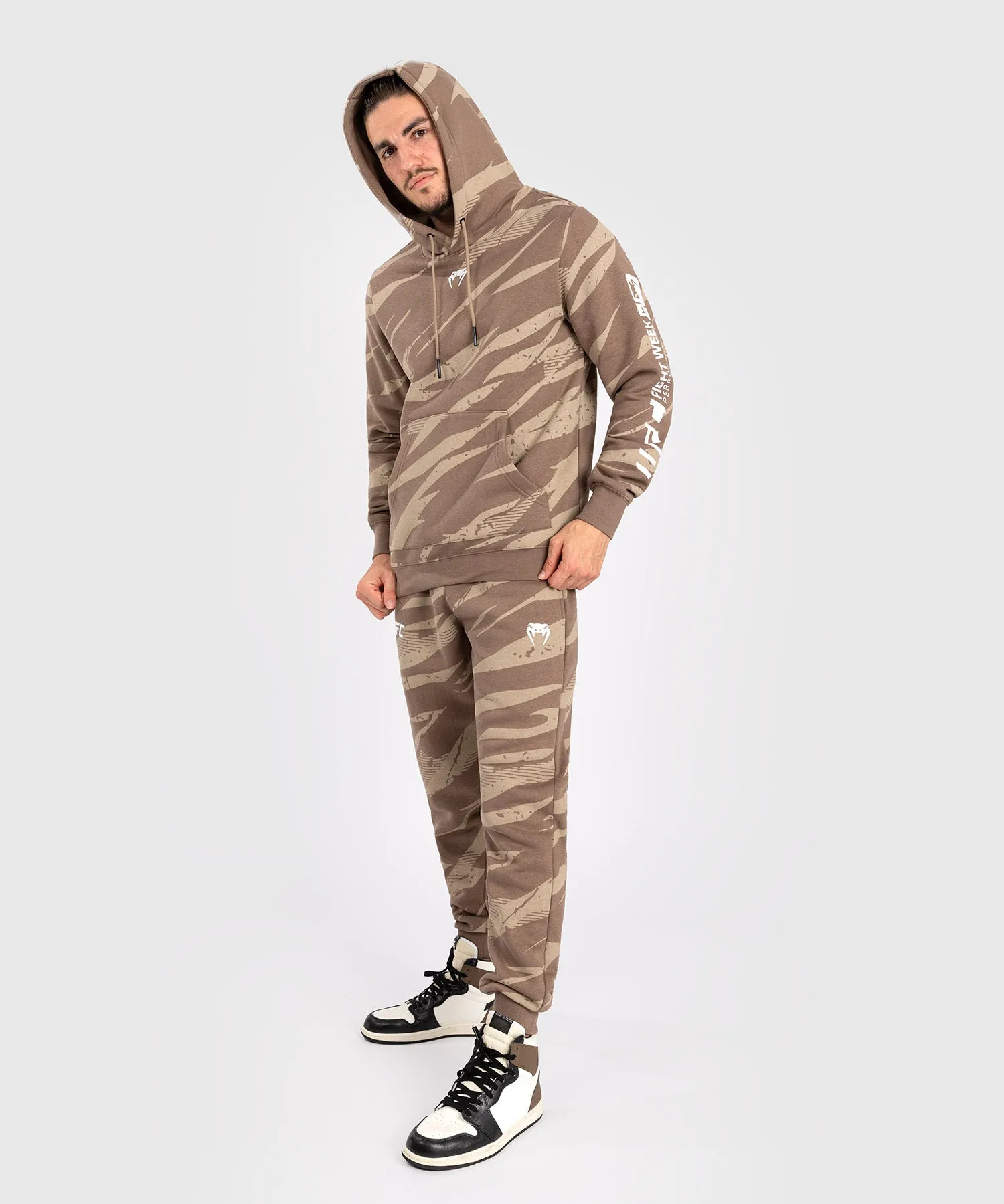 UFC Adrenaline by Venum Fight Week Men’s Pullover Hoodie - Desert Camo