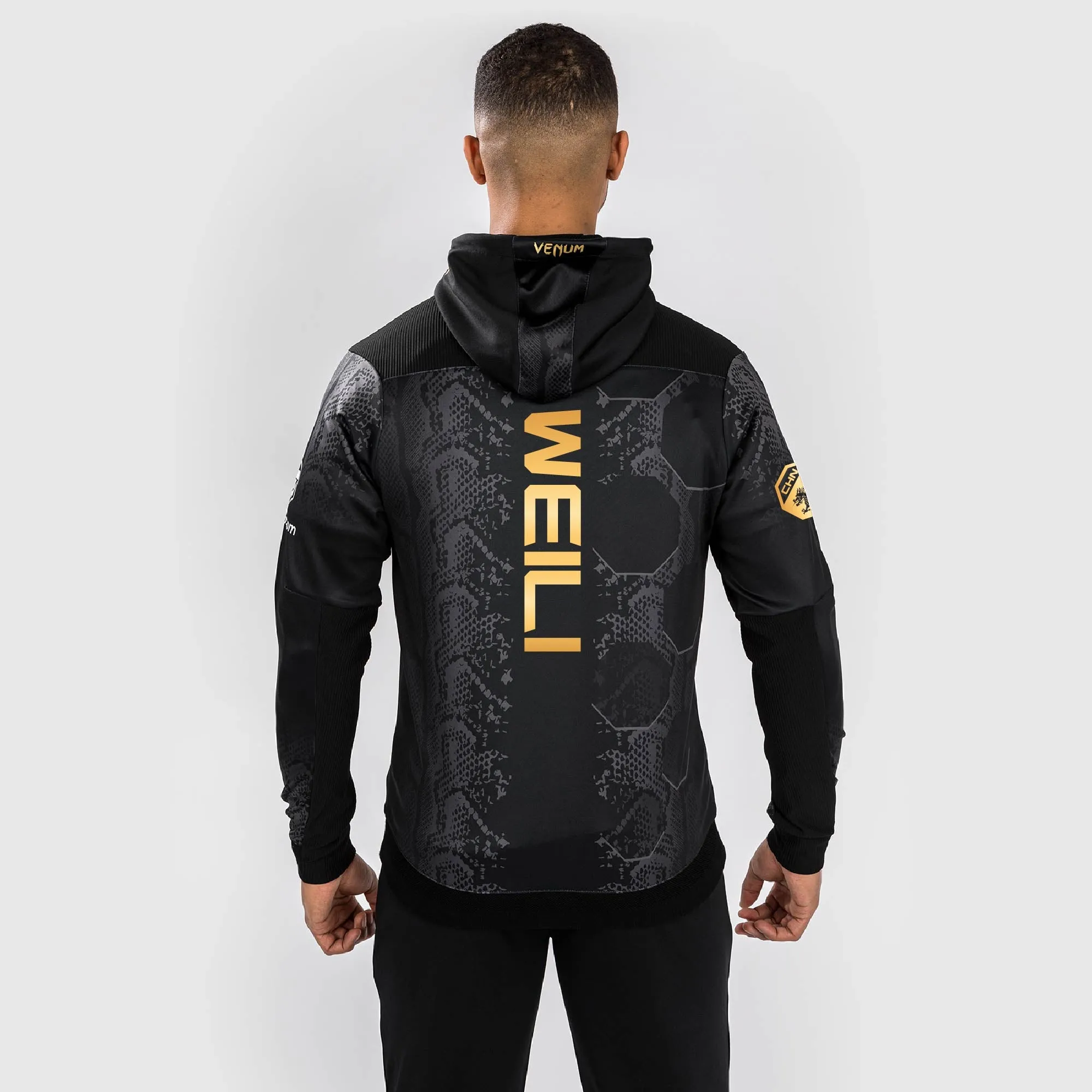 UFC Adrenaline by Venum Fighters Authentic Fight Night Men's Walkout Hoodie - Champion - Zhang Weili