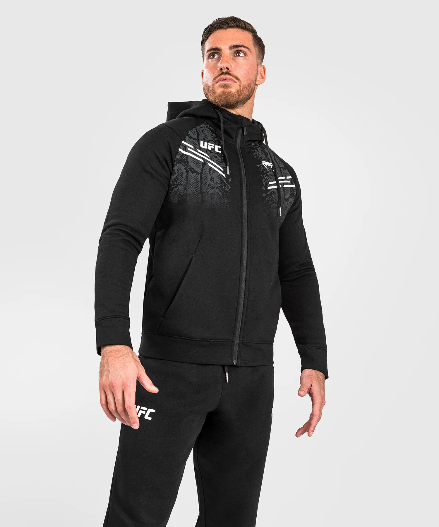 UFC Adrenaline by Venum Replica  Men’s Zip Hoodie - Black