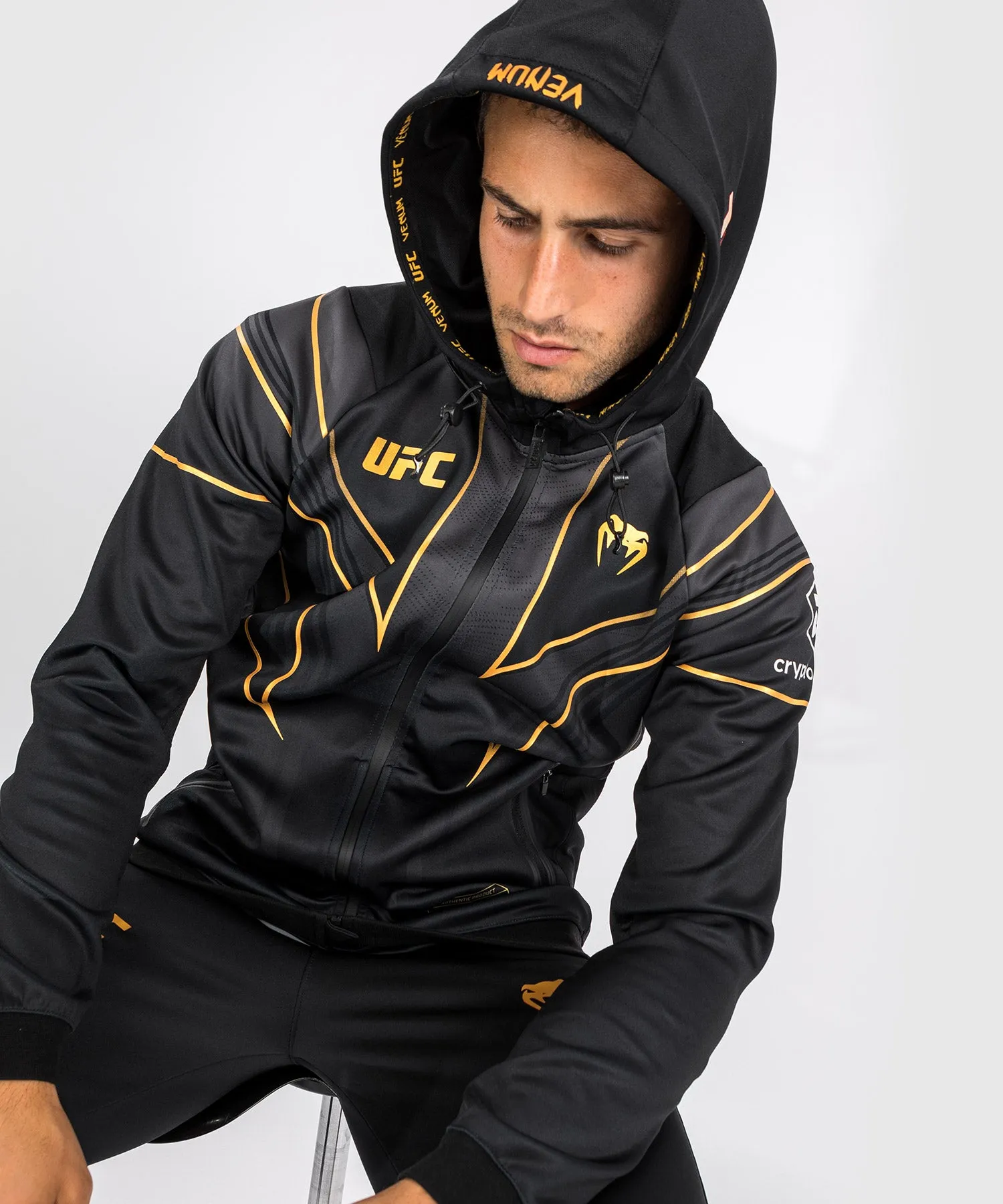 UFC Venum Authentic Fight Night 2.0 Kit by Venum Men's Walkout Hoodie - Champion