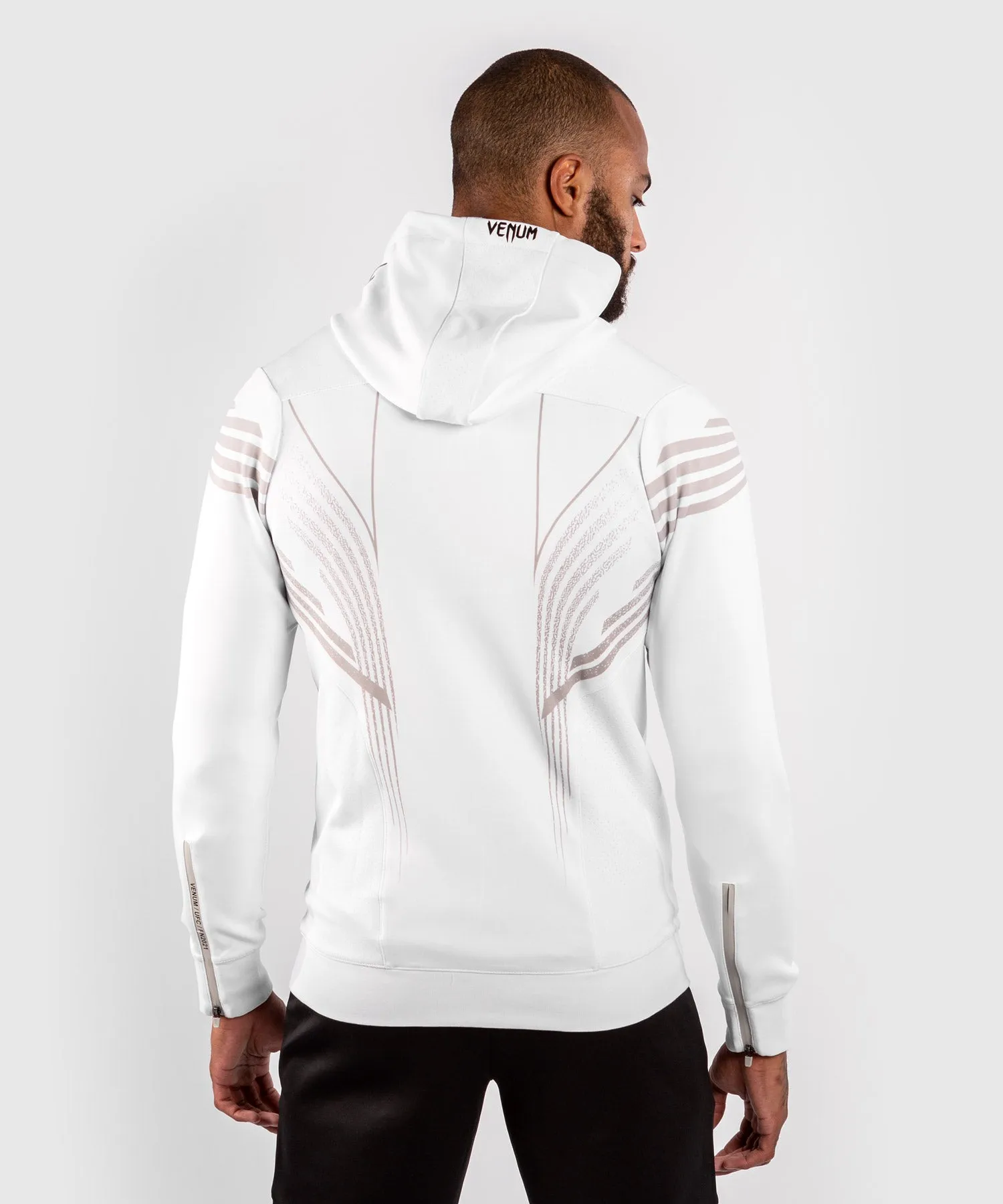 UFC Venum Fighters Authentic Fight Night Men's Walkout Hoodie - White