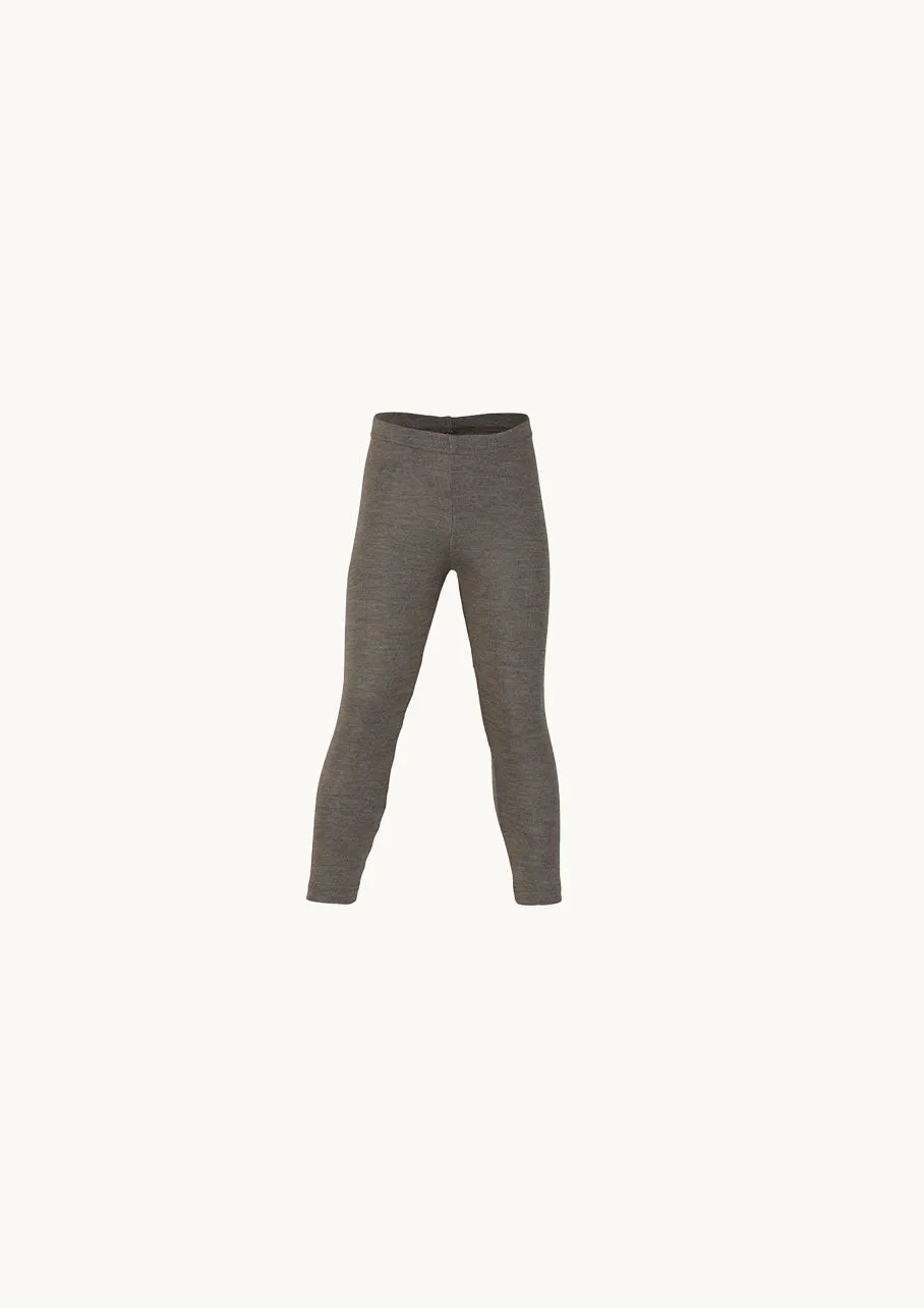 Uld & Silke Leggings, Valnød