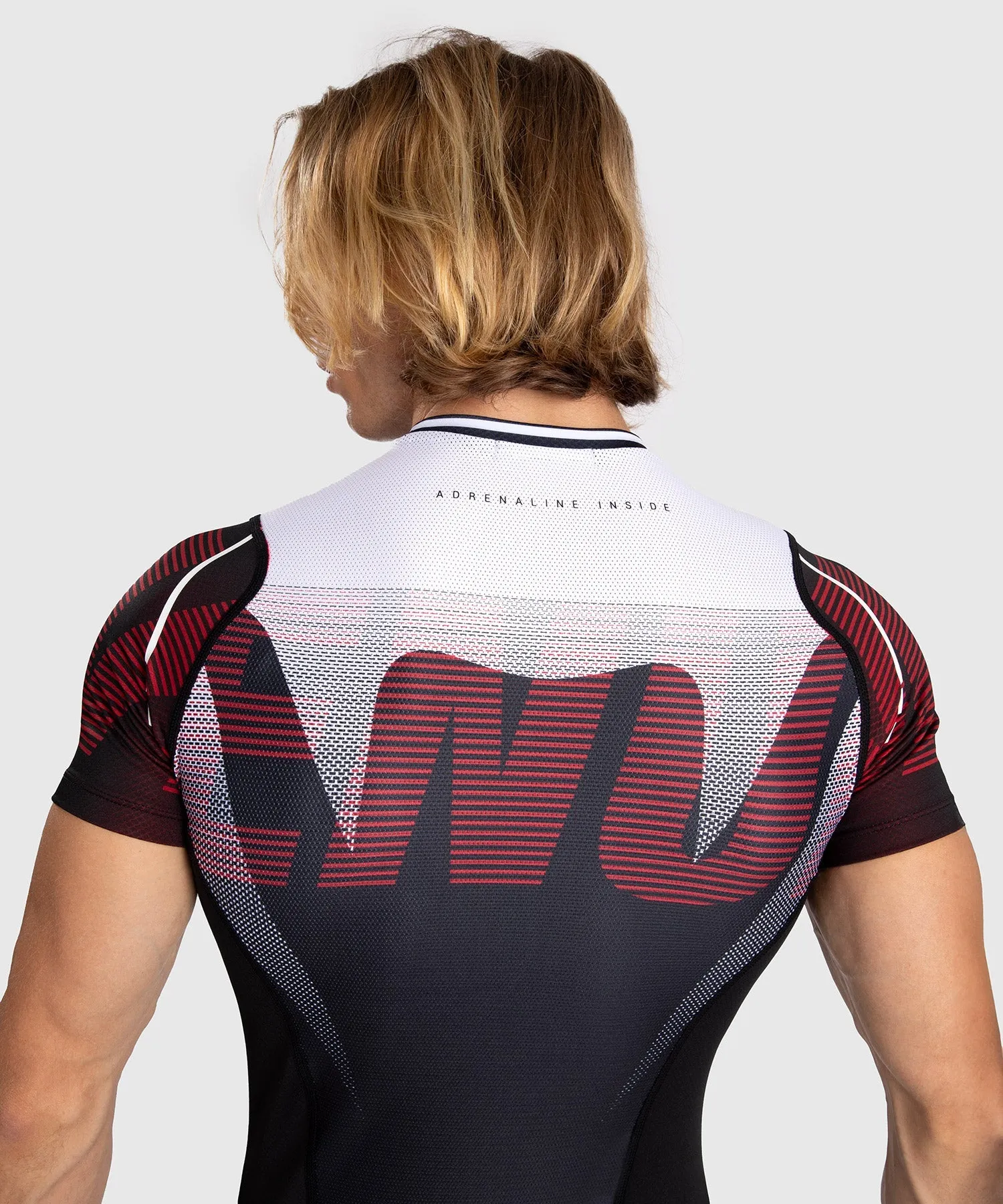 Venum Adrenaline Men's Short Sleeve Rashguard - Red